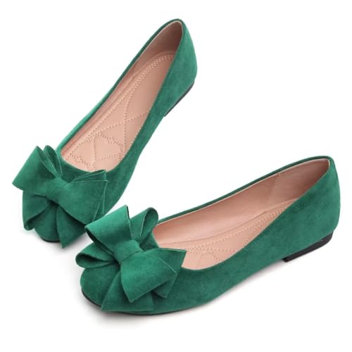 Image of TN TANGNEST Women Fashion Bowknot Flats Comfort Pointed Toe Dress Shoes