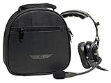 ASA2Fly Headset Bag für Piloten-Headsets von ASA, Farbe:Schwarz