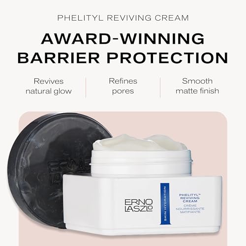 Erno Laszlo Phelityl Reviving Cream, Skin Moisturizer for Face and Neck, Day and Night Cream for Healthy-Looking Complexion, Hydrates Up to 24 Hours, 1.7 FL Oz