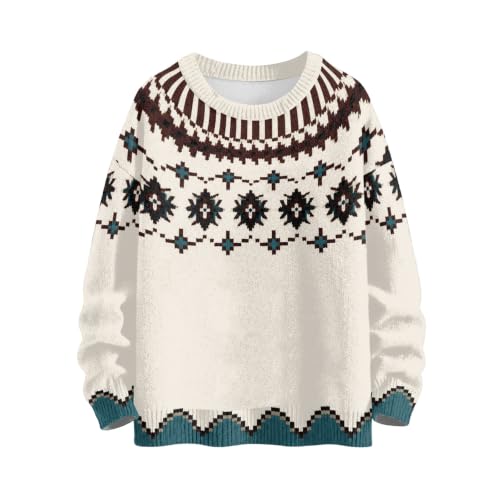 Cable Knit Sweater Women Cozy Comfortable Tops Ribbed Sleeve Tops - image 4