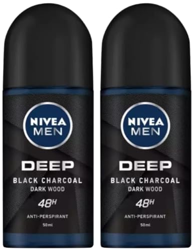 Image of Nivea Deep Impact Freshess, Deodorant Roll On For Men, 50ml (Pack of 2)