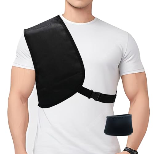 2PCS Recoil Pads Vest Canvas Shooting Recoil Pad Shields with Durable Construction, Solid Fit and Padding for Range, Shooting, Hunting