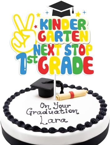 AIBIIN 7x5ft Kindergarten Graduate Backdrop Peace Out Kindergarten Next Stop 1st Grade Photography Background White Congrats Kindergarten Graduation Class Of 2025 Party Decorations Photo Studio Props