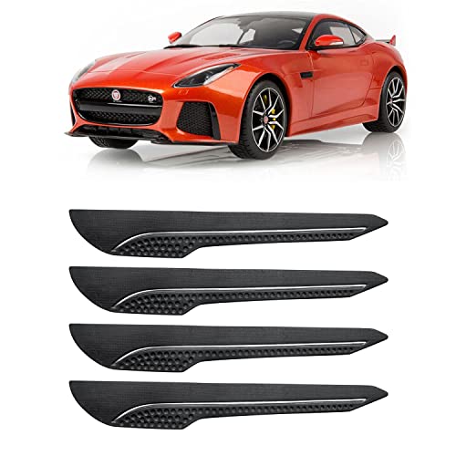 Image of AOSIS-Car Bumper Protector /Bumper Guard for Jaguar F-Type with Single Chrome Stripe (4-Pcs)