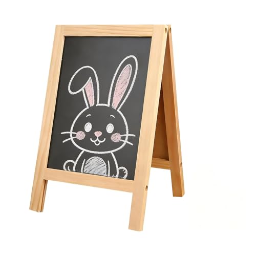 A Boards Pavement Signs Double Sided Pavement Board 25 X 40 cm Signs Sandwich Blackboard A Frame Chalk Board Chalkboard Display Stand for Cafes Restaurants Bars