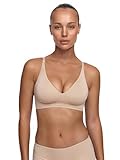 Cfab Push Up BH Damen ohne Bügel, nahtlos mit herausnehmbaren Pads, verstellbaren Trägern und weichem atmungsaktivem Material für Glatte Looks