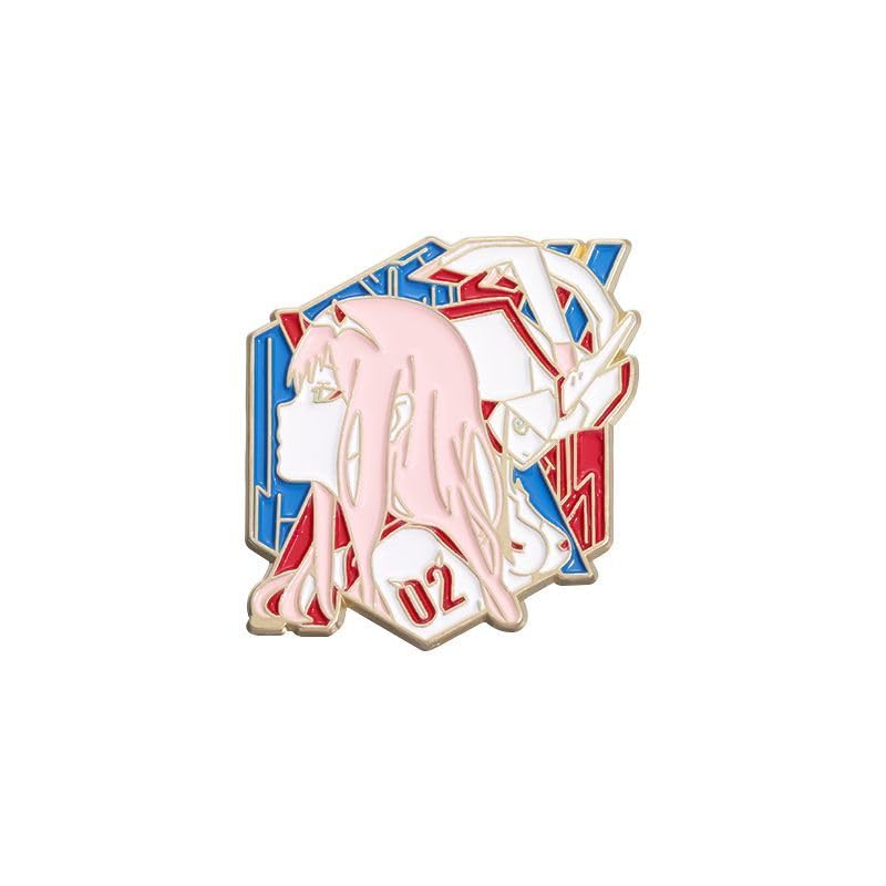 Amazon.co.jp: ダーリンインザフランキス ブローチ グッズ 金属製