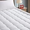 EASELAND Mattress Pad Twin XL Pillow Top Mattress Cover Quilted Fitted Protector Single Cotton Top 8-21" Deep Pocket Mattress Topper39x80 Inches