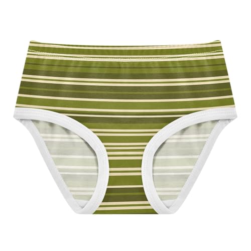 Green Stripe Toddler Girls's Underwear 2T 2300875