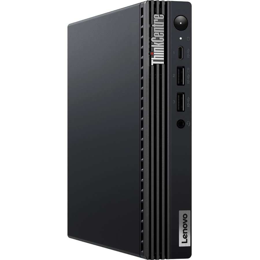 Image of Lenovo ThinkCentre M80q Gen 3 11U1004XUS Desktop Computer - Intel Core i5 12th Gen i5-12500T Hexa-core (6 Core) 2 GHz - 16 GB RAM DDR5 SDRAM - 256 GB M.2 PCI Express NVMe 4.0 x4 SSD - Tiny - Black