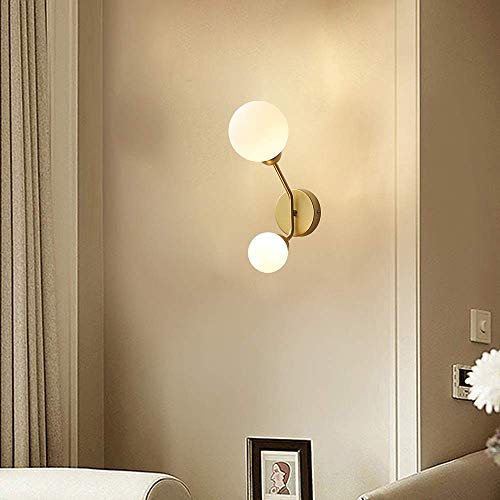 Lámpara de pared de metal compacta de 34 cm que soluciona la falta de espacio 3