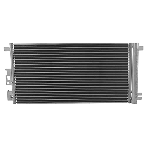 Image of TRQ A /C Condenser and Receiver Drier Assembly Compatible with 2004-2012 Chevrolet Malibu 2005-2010 Pontiac G6 2007-2009 Saturn Aura