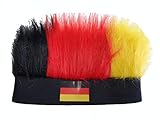 NEO-24 Stirnband Perücke Germany Fussball Handball, Karneval Nationalmannschaft Deutschland Fanartikel Olympia