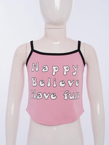 YiZYiF Girls Slim Fit Undershirts Sleeveless Cami Dance Tank Tops Soft Shirts Spaghetti Strap Vest2