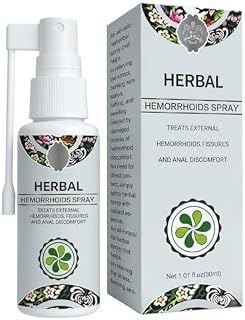 Herbal hemorrhoid Spray relieves Anal Swelling, Pain, itching, discomfort, Repair Meat Ball Broken hemorrhoid Nursing Spray,30ML/1 FL.OZ