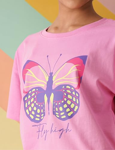Image of Amazon Brand - Symbol Girl's Graphic Relaxed Fit T-Shirt