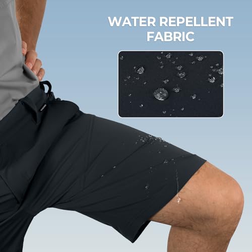 KastKing Cool Caster Bermuda de pesca masculina, FPS 50+, shorts de caminhada, 26,7 cm e 19 cm dispo