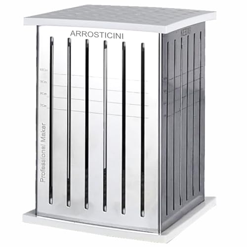 Cubo Arrosticini Spiedini (49 Pcs.) in Acciaio Inox – Macchina