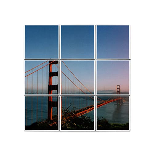 Paysage Urbain San Francisco en Céramique | Décoration Murale Salon et Cuisine 45cm