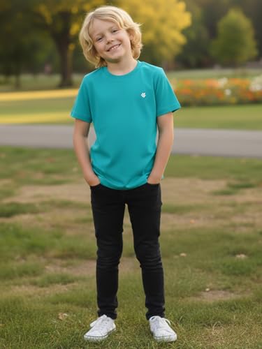 Image of ONN Boy's Half Sleeves Round Neck Cotton T-Shirt | Pack of 5