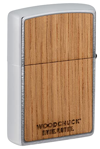Zippo Jack Daniel's Woodchuck Brushed Chrome Pocket Lighter - Thumbnail 2