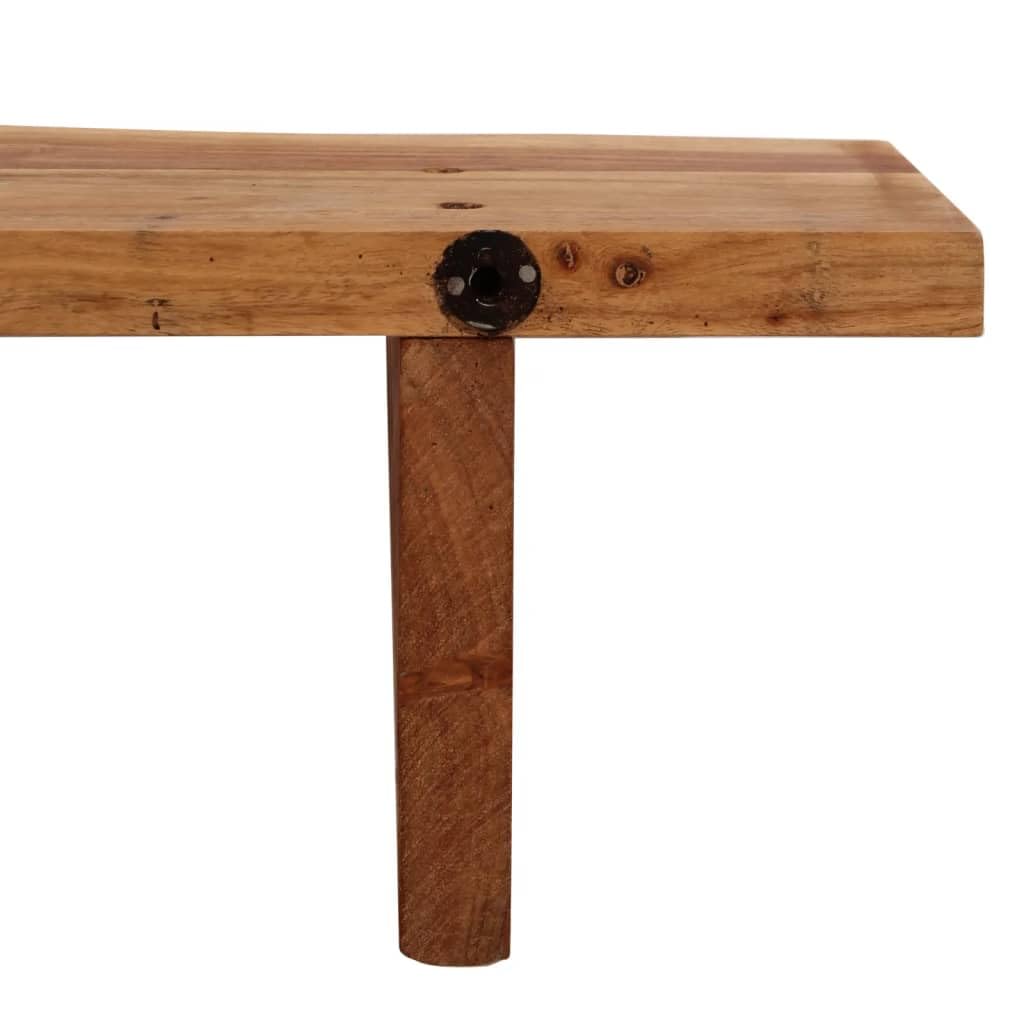 vidaXL Wandregale 2 STK. 60 x 20 x 18 cm Massivholz Akazie