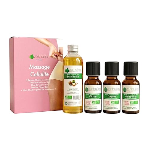 Kit Stop Cellulite pour éliminer l'effet peau d'orange grâce aux huiles essentielles