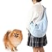JOROBURO Pet Shoulder Bag, Handsfree Soft Strap Dog Sling Carrier Bag with Safety Hook, Polyester Hands Free Reversible Cat Carrier Bag for Puppy Cats Outdoor Walking Party