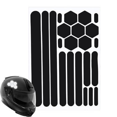 Pegatinas reflectantes para casco, cinta impermeable invisible, tiras autoadhesivas, reflectores nocturnos de seguridad para motocicletas, bicicletas, scooters, letrero rascador duradero para coches