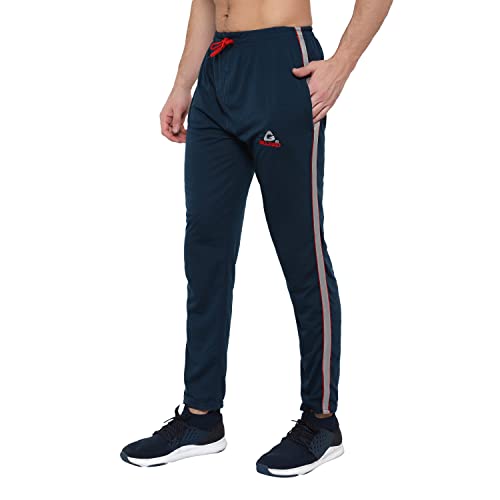 Image of GOLAZO Regular Fit Multicolor Cotton Track Pants for Men with Comfort and Style in Your Athelisure Wear