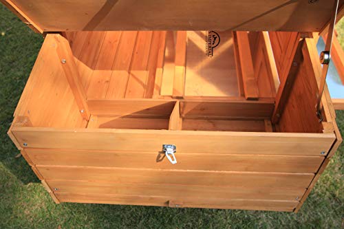 Pets Imperial® - Hühnerstall Monmouth - für bis zu 4 Hühner - innovative Verriegelung mit Laufstall Auslauf und Legenest – Bild 7