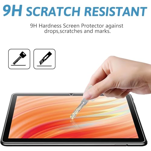 GOZOPO [2 Pack Screen Protector for Amazon Fire HD 10 (13th generation, 2023 release), 9H Scratch-Resistant Tempered Glass for Fire HD 10 (2023/2021) - Image 4
