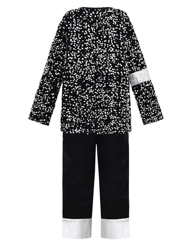 Disfraz infantil unisex estilo estrella de pop 80s y 90s miniatura 2