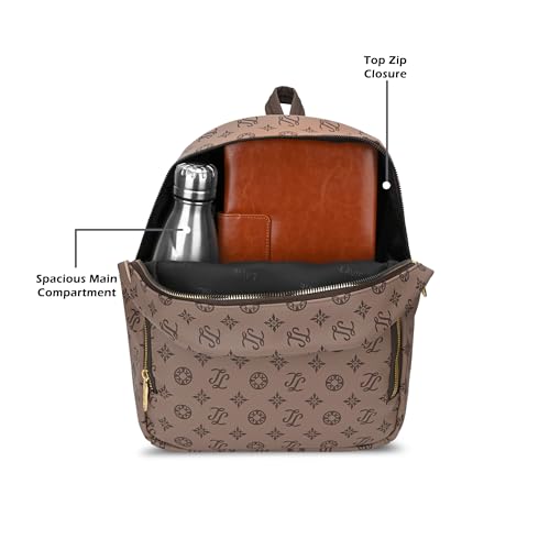 Image of Lavie Signature Women's Colourblock Conway Fashion Backpack for Women | Fashion Backpack for Work | Ladies purse | Stylish Shoulder Bag | Gift For Women