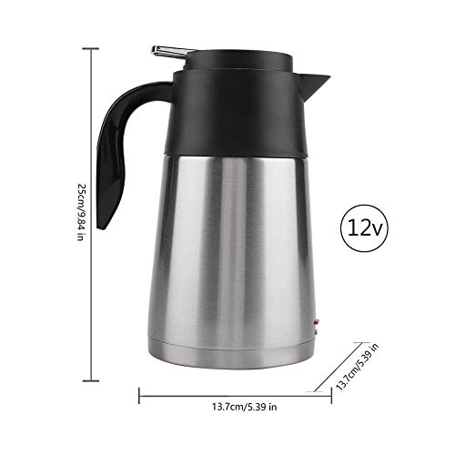 Tetera eléctrica de viaje para auto 1300ml 12V miniatura 2