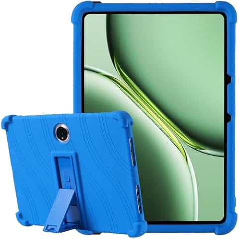 DWaybox Case for OnePlus Pad 2 / OnePlus Pad Pro 12.1 inch Released 2024, [Kids Friendly], 4 Corners Thicken Shockproof Soft Silicone Cover with Multi-Angle Kickstand -Blue Cover