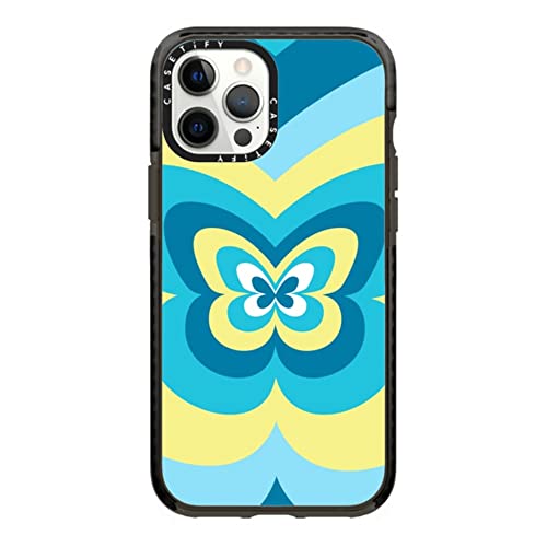 CASETiFY �C���p�N�g�P�[�X iPhone 12 Pro Max - Flutters - �N���A �u���b�N