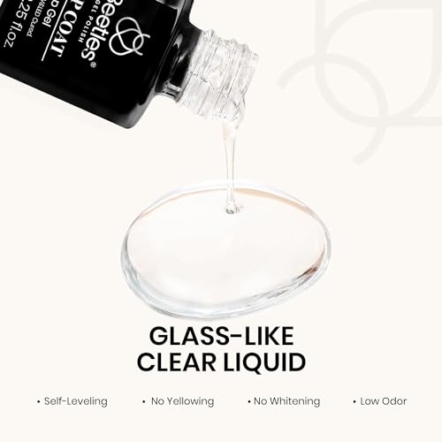 Beetles Gel Polish HU-XI-201 Beetles 3 Pcs Beetles Builder Gel No Wipe Base Top Coat Set thumb #5