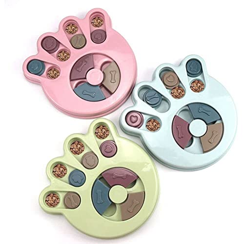 PSK PET MART Dog Puzzle Feeder Toy, Durable Puppy Treats Dispenser Interactive Toys Slow Feeding, Cat Brain Games Training for Dog Cat Paw Shap (Color May Very) (B09MSN2BH8) Amazon Price History, Amazon Price Tracker