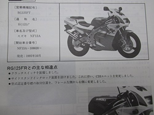 SUZUKI RG125Γ NF13A サービスマニュアル