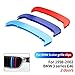 Produktbild ontto 3D 3 Farben Nierenaufkleber für BM-W 3 Series E46 1998-2002 Zubehör Auto Kühlergrill Aufkleber Einsatz Trim Motorsport Streifen Grill Abdeckung Dekoration Frontgrill Zierleisten (2 Türen)