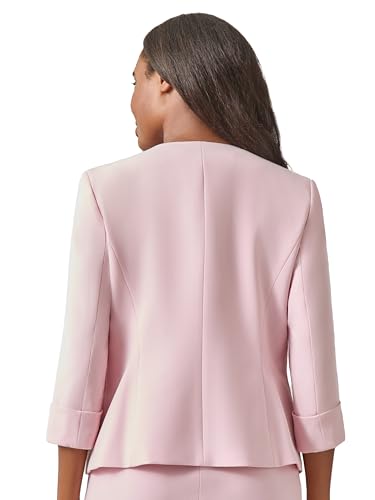 Kasper Women's Crepe Cardigan W/Rolled Cuff3