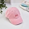 Personalized Embroidered Hat - Personalized Hat with Text and Logo - Custom Summer Sun Caps for Unisex - Perineum Quality Material with Adjustable Strap - Ideal for Any Occasion - Vintage Pink #2