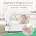 UPGOGO Folding Bed Rail for Toddlers,Baby Bed Rail Guard with Reinforced Anchor Safety System,Fit Bunk,Full Size,Queen,King,Twin(White,59