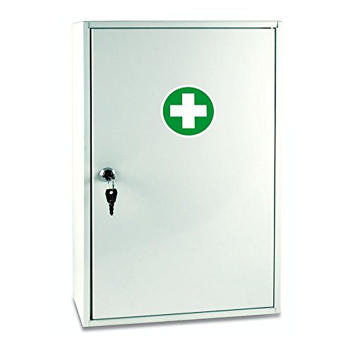 Reliance Medical Blanco Sofia metal Armario de pared