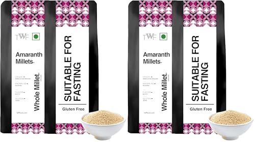 Image of TWF Unpolished Amaranth Whole Millet | 1kg | Hulled | Rajgira | Ramdana Seeds | Naturally Gluten-Free Supergrain | Calcium-Rich & Cholesterol-Free | Easy to Cook | Ideal for Fasting, Soups, Laddoos, Chapati & Salads
