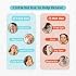 Bundle of CONBELLA Cold Face Eye Masks Ice Face Mask Hot Cold Compress and 2PCS Cooling Eye Mask Gel Eye Mask