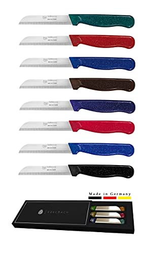 Solingen / 6x / Edelbach / 6er messenset gemaakt in Duitsland Universeel mes, fruitmes, groentemes, schilmesje, zeer scherp - Image 3