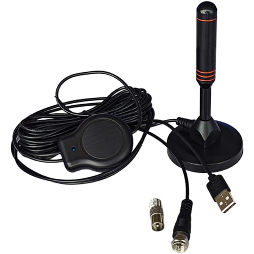 Antenas de televisión digital de alta sensibilidad, recepción completa de 360 grados, chip de señales, 4K, transparente, cobertura estable de 35 millas para uso en interiores