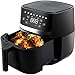 Produktbild Heißluftfritteuse 5,7L XXL Airfryer 1700W Heissluftfriteuse mit Digitalem LED-Touchscreen,Heißluft-fritteuse für 5-6 Personen, 8 Programmen, Vorheizen Funktion,Ohne Öl (Schwarz)
